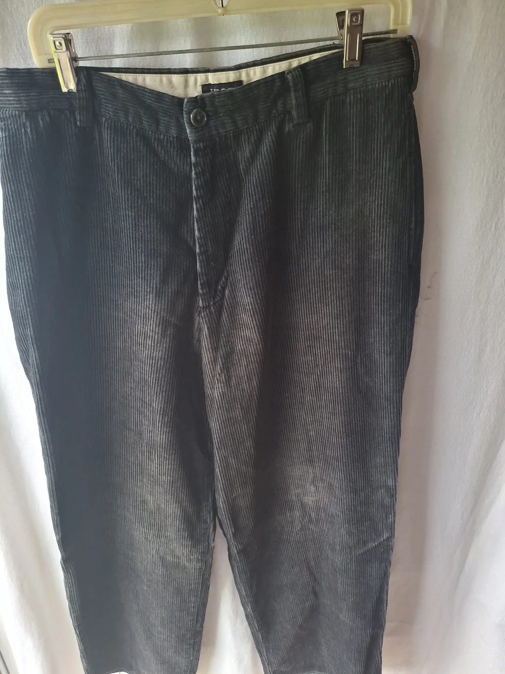 Izod Men's Black Corduroy Trousers